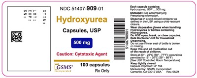 51407-909-01lb (Hydroxyurea 500 mg)